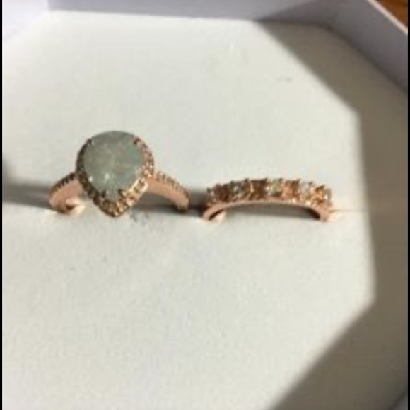Ice crystal ring in rose gold - Picture 1 of 1